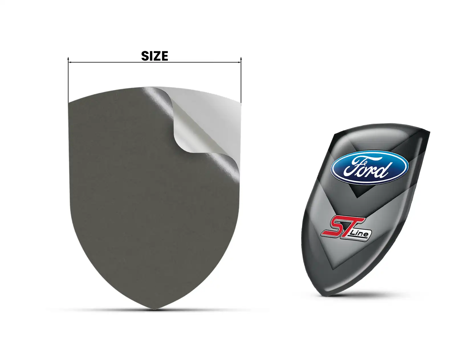 Ford Badges Automobile Design Max Stylé Pro Résistant